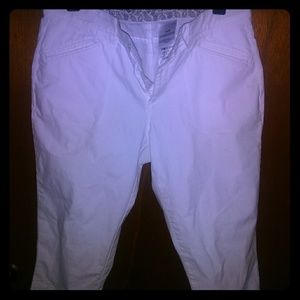 Dockers white knee length shorts